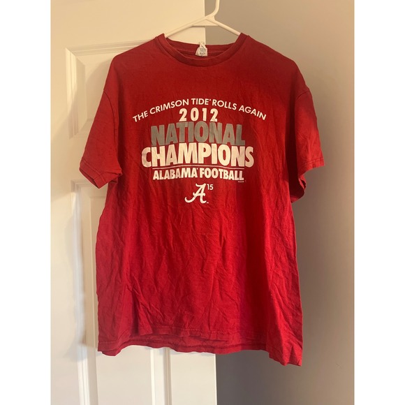 Alabama Crimson Tide National Champions 2012 Football T Shirt - Picture 1 of 2